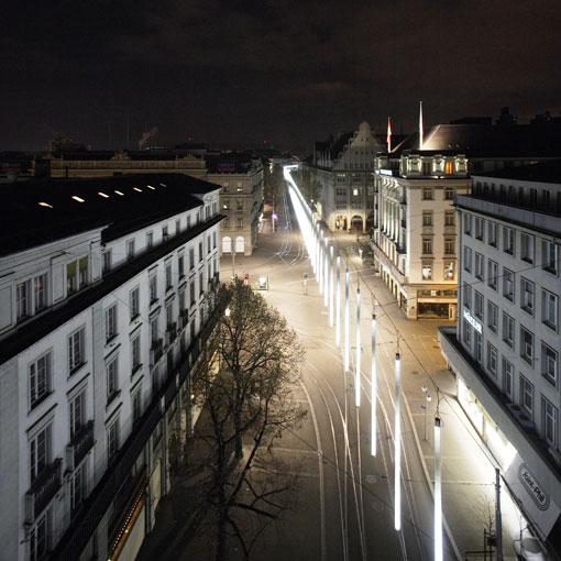 View at Paradeplatz; Photo by Roman Keller View at Paradeplatz; Photo by Roman Keller